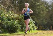 8 February 2020; Niamh McDonald of Ballyroan Abbeyleix and District AC, Laois, who came second in the girls under-17 Cross Country during the Irish Life Health National Intermediate, Master, Juvenile B & Relays Cross Country at Avondale in Rathdrum, Co Wicklow. Photo by Matt Browne/Sportsfile