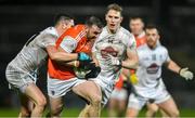 8 February 2020; Callum Cumiskey of Armagh in action against David Hyland, left, and Daniel Flynn of Kildare during the Allianz Football League Division 2 Round 3 match between Armagh and Kildare at Athletic Grounds in Armagh. Photo by Piaras Ó Mídheach/Sportsfile