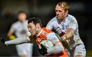 8 February 2020; Jamie Clarke of Armagh in action against Keith Cribbin of Kildare during the Allianz Football League Division 2 Round 3 match between Armagh and Kildare at Athletic Grounds in Armagh. Photo by Piaras Ó Mídheach/Sportsfile