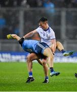 8 February 2020; Shane Carey of Monaghan tussles with Eoin Murchan of Dublin off the ball during the Allianz Football League Division 1 Round 3 match between Dublin and Monaghan at Croke Park in Dublin. Photo by Seb Daly/Sportsfile