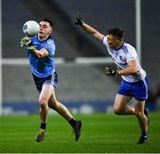 8 February 2020; Dan O'Brien of Dublin in action against Conor McCarthy of Monaghan during the Allianz Football League Division 1 Round 3 match between Dublin and Monaghan at Croke Park in Dublin. Photo by Ray McManus/Sportsfile