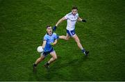 8 February 2020; Dan O'Brien of Dublin and Niall Kearns of Monaghan during the Allianz Football League Division 1 Round 3 match between Dublin and Monaghan at Croke Park in Dublin. Photo by Stephen McCarthy/Sportsfile