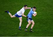8 February 2020; Dan O'Brien of Dublin and Karl O'Connell of Monaghan during the Allianz Football League Division 1 Round 3 match between Dublin and Monaghan at Croke Park in Dublin. Photo by Stephen McCarthy/Sportsfile