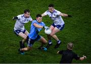 8 February 2020; Colm Basquel of Dublin in action against Karl O'Connell, left, and Shane Carey of Monaghan during the Allianz Football League Division 1 Round 3 match between Dublin and Monaghan at Croke Park in Dublin. Photo by Stephen McCarthy/Sportsfile