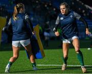 9 February 2020; Beibhinn Parsons, right, and Eimear Considine of Ireland warm-up prior to the Women's Six Nations Rugby Championship match between Ireland and Wales at Energia Park in Dublin. Photo by Ramsey Cardy/Sportsfile