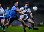 8 February 2020; Colm Basquel of Dublin in action against Karl O'Connell of Monaghan  during the Allianz Football League Division 1 Round 3 match between Dublin and Monaghan at Croke Park in Dublin. Photo by Ray McManus/Sportsfile