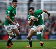 8 February 2020; Robbie Henshaw, right, and Jonathan Sexton of Ireland during the Guinness Six Nations Rugby Championship match between Ireland and Wales at the Aviva Stadium in Dublin. Photo by Ramsey Cardy/Sportsfile