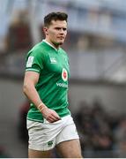 8 February 2020; Jacob Stockdale of Ireland during the Guinness Six Nations Rugby Championship match between Ireland and Wales at the Aviva Stadium in Dublin. Photo by Ramsey Cardy/Sportsfile