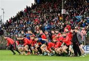 9 February 2020; Mayo players break from the team photo prior to the Allianz Football League Division 1 Round 3 match between Meath and Mayo at Páirc Tailteann in Navan, Meath. Photo by Seb Daly/Sportsfile