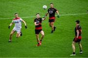 9 February 2020; Shane Annett of Down, supported by team-mates Gerard Collins, centre, and Owen McCabe, right, in action against Seán White of Cork during the Allianz Football League Division 3 Round 3 match between Cork and Down at Páirc Uí Chaoimh in Cork. Photo by Piaras Ó Mídheach/Sportsfile