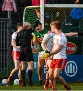 9 February 2020; Referee Fergal Kelly shows David Clifford of Kerry a red card after a second yellow during the Allianz Football League Division 1 Round 3 match between Tyrone and Kerry at Edendork GAC in Dungannon, Co Tyrone. Photo by David Fitzgerald/Sportsfile