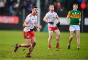 9 February 2020; Darren McCurry of Tyrone celebrates after kicking the point to put his side ahead during the Allianz Football League Division 1 Round 3 match between Tyrone and Kerry at Edendork GAC in Dungannon, Co Tyrone. Photo by David Fitzgerald/Sportsfile