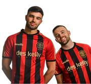 5 February 2020; Dan Mandroiu, left, and Keith Ward during Bohemians squad portraits at IT Blanchardstown in Dublin. Photo by David Fitzgerald/Sportsfile