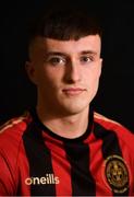 5 February 2020; Danny Grant during Bohemians squad portraits at IT Blanchardstown in Dublin. Photo by David Fitzgerald/Sportsfile