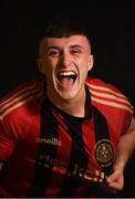 5 February 2020; Danny Grant during Bohemians squad portraits at IT Blanchardstown in Dublin. Photo by David Fitzgerald/Sportsfile