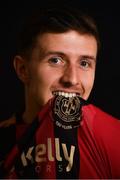 5 February 2020; Keith Buckley during Bohemians squad portraits at IT Blanchardstown in Dublin. Photo by David Fitzgerald/Sportsfile