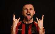 5 February 2020; Keith Ward during Bohemians squad portraits at IT Blanchardstown in Dublin. Photo by David Fitzgerald/Sportsfile
