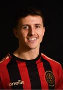 5 February 2020; Keith Buckley during Bohemians squad portraits at IT Blanchardstown in Dublin. Photo by David Fitzgerald/Sportsfile