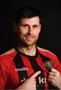5 February 2020; Dinny Corcoran during Bohemians squad portraits at IT Blanchardstown in Dublin. Photo by David Fitzgerald/Sportsfile