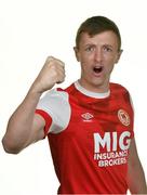 6 February 2020; Chris Forrester during St. Patrick's Athletic squad portraits at Richmond Park in Dublin. Photo by Seb Daly/Sportsfile