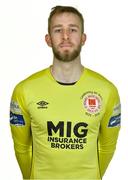 6 February 2020; Conor Kearns during St. Patrick's Athletic squad portraits at Richmond Park in Dublin. Photo by Seb Daly/Sportsfile