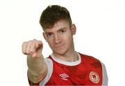 6 February 2020; Rory Feely during St. Patrick's Athletic squad portraits at Richmond Park in Dublin. Photo by Seb Daly/Sportsfile