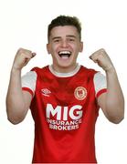 6 February 2020; Ronan Hale during St. Patrick's Athletic squad portraits at Richmond Park in Dublin. Photo by Seb Daly/Sportsfile