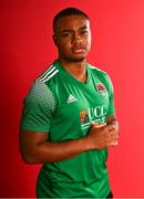 7 February 2020; Kyron Stabana during a Cork City Squad Portraits Session at Bishopstown Stadium in Cork. Photo by Eóin Noonan/Sportsfile