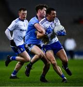 8 February 2020; Ryan Wylie of Monaghan is tackled by Liam Flatman of Dublin during the Allianz Football League Division 1 Round 3 match between Dublin and Monaghan at Croke Park in Dublin. Photo by Ray McManus/Sportsfile