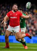 8 February 2020; Dillon Lewis of Wales during the Guinness Six Nations Rugby Championship match between Ireland and Wales at Aviva Stadium in Dublin. Photo by Brendan Moran/Sportsfile