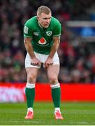 8 February 2020; Keith Earls of Ireland during the Guinness Six Nations Rugby Championship match between Ireland and Wales at Aviva Stadium in Dublin. Photo by Brendan Moran/Sportsfile