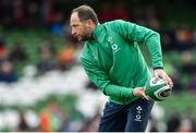 8 February 2020; Assistant coach Mike Catt prior to the Guinness Six Nations Rugby Championship match between Ireland and Wales at Aviva Stadium in Dublin. Photo by Brendan Moran/Sportsfile