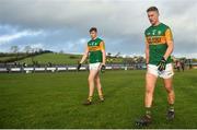 9 February 2020; Gavin Crowley, right, and Diarmuid O'Connor of Kerry following the Allianz Football League Division 1 Round 3 match between Tyrone and Kerry at Edendork GAC in Dungannon, Co Tyrone. Photo by David Fitzgerald/Sportsfile