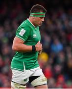 8 February 2020; CJ Stander of Ireland leaves the pitch after being shown a yellow card during the Guinness Six Nations Rugby Championship match between Ireland and Wales at Aviva Stadium in Dublin. Photo by Brendan Moran/Sportsfile