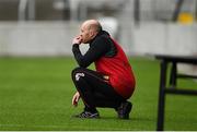 9 February 2020; Down manager Paddy Tally looks on in the closing seconds of the second half during the Allianz Football League Division 3 Round 3 match between Cork and Down at Páirc Uí Chaoimh in Cork. Photo by Piaras Ó Mídheach/Sportsfile