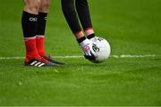 9 February 2020; Luke Connolly of Cork prepares to take a free kick during the Allianz Football League Division 3 Round 3 match between Cork and Down at Páirc Uí Chaoimh in Cork. Photo by Piaras Ó Mídheach/Sportsfile