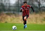 8 February 2020; Dylan Grimes of Longford Town during the pre-season friendly match between Cork City and Longford Town at Cork City training ground in Bishopstown, Cork. Photo by Eóin Noonan/Sportsfile