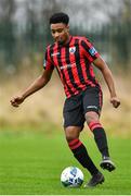 8 February 2020; Eric Abulu of Longford Town during the pre-season friendly match between Cork City and Longford Town at Cork City training ground in Bishopstown, Cork. Photo by Eóin Noonan/Sportsfile