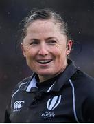 9 February 2020; Referee Aimee Barrett-Theron during the Women's Six Nations Rugby Championship match between Ireland and Wales at Energia Park in Dublin. Photo by Ramsey Cardy/Sportsfile