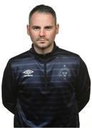 8 February 2020; Physiotherapist Alan Dooley during a Shelbourne FC squad portraits session at Tolka Park in Dublin. Photo by Seb Daly/Sportsfile