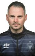 8 February 2020; Physiotherapist Alan Dooley during a Shelbourne FC squad portraits session at Tolka Park in Dublin. Photo by Seb Daly/Sportsfile