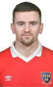 8 February 2020; Dan Byrne during a Shelbourne FC squad portraits session at Tolka Park in Dublin. Photo by Seb Daly/Sportsfile