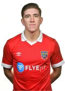 8 February 2020; Oscar Brennan during a Shelbourne FC squad portraits session at Tolka Park in Dublin. Photo by Seb Daly/Sportsfile