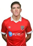 8 February 2020; Oscar Brennan during a Shelbourne FC squad portraits session at Tolka Park in Dublin. Photo by Seb Daly/Sportsfile