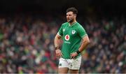 8 February 2020; Robbie Henshaw of Ireland during the Guinness Six Nations Rugby Championship match between Ireland and Wales at Aviva Stadium in Dublin. Photo by David Fitzgerald/Sportsfile