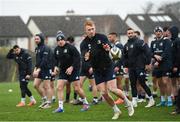 10 February 2020; Ciarán Frawley during Leinster Rugby squad training at UCD, Dublin. Photo by Ramsey Cardy/Sportsfile