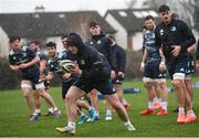 10 February 2020; Peter Dooley during Leinster Rugby squad training at UCD, Dublin. Photo by Ramsey Cardy/Sportsfile