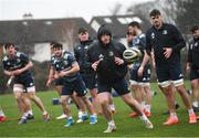 10 February 2020; Peter Dooley during Leinster Rugby squad training at UCD, Dublin. Photo by Ramsey Cardy/Sportsfile