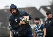 10 February 2020; Scott Fardy during Leinster Rugby squad training at UCD, Dublin. Photo by Ramsey Cardy/Sportsfile