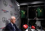 10 February 2020; The Football Association of Ireland are delighted to announce a new partnership with the leading Irish sports retailer INTERSPORT Elverys, as the new title sponsor of the FAI Summer Soccer Schools. Republic of Ireland manager Mick McCarthy in attendance at INTERSPORT Elverys, Henry Street in Dublin. Photo by Stephen McCarthy/Sportsfile
